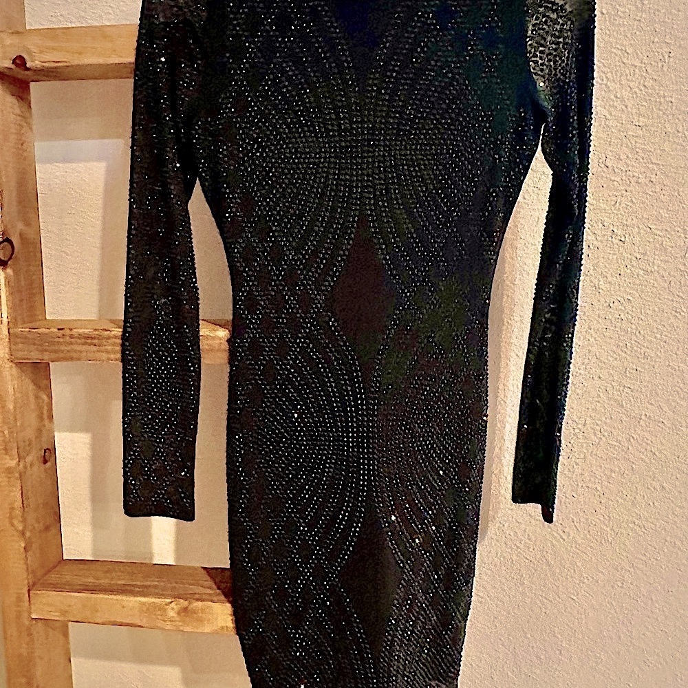 Windsor embellished black dress.